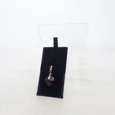Charms-Anhänger (Schwarz) von Swarovski Unbekanntes Metall