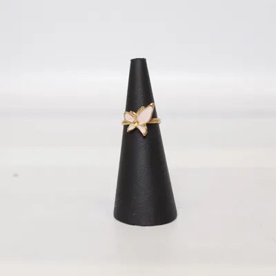 Bague (Rose, Or) Métal inconnu