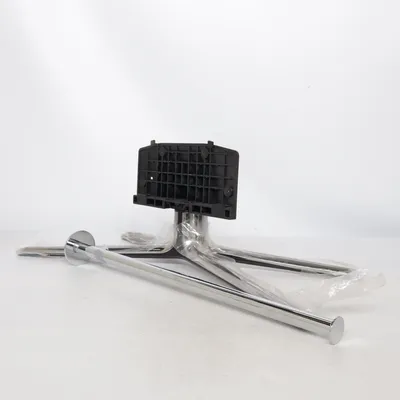 Pieds de meubles (Noir, Argent) Acier inoxydable