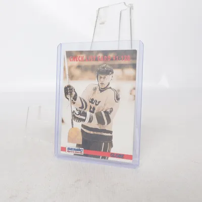Collector card from Semic