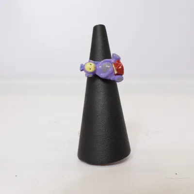 Ring (Blauw, Lila, Rood) Onbekend materiaal