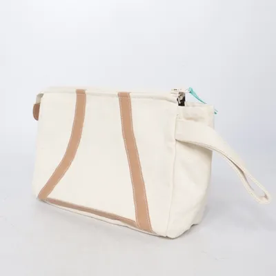 Toilettaske (Beige, Brun) fra Najell Bomuld, Polyester, Polyurethan
