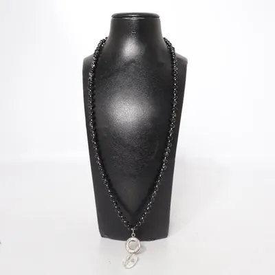 Halsband (Svart, Silverfärgad, Transparent) från Snö of Sweden Okänd metall