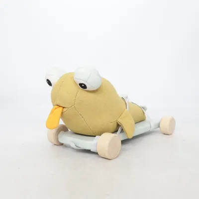 Pull toy (Brown, Gray, Yellow) from Kids Concept