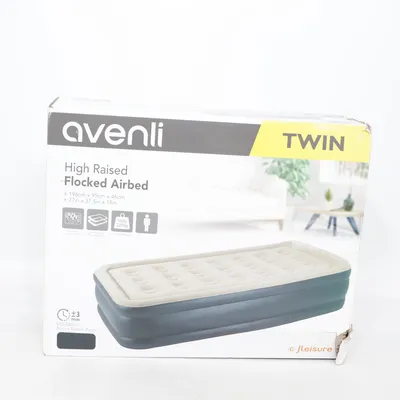 Matelas gonflable (High Raised Flocked Airbed Twin) de JLeisure