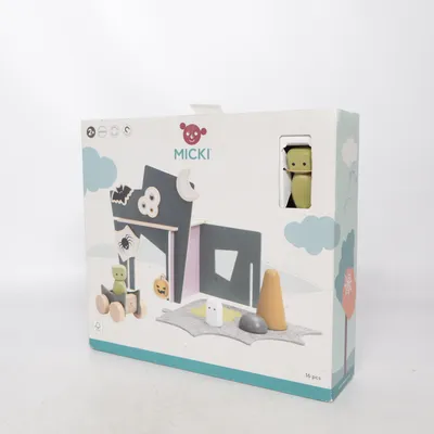 Poppenhuis (Zwart, Meerkleurig) van Micki