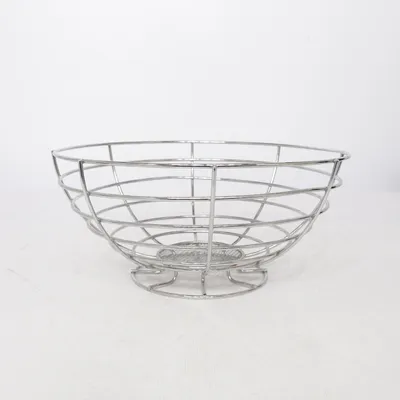 Fruktskål (Silverfärgad)