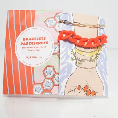 Armband (Guldfärgad, Orange) från My Little Box Okänd metall