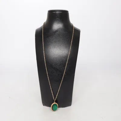 Collier (Vert, Or) Métal inconnu