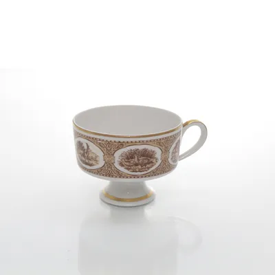 Cup (White, Brown, Gold) from Meissen