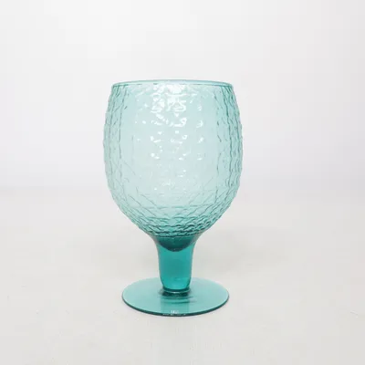 Wijnglas (Turquoise)