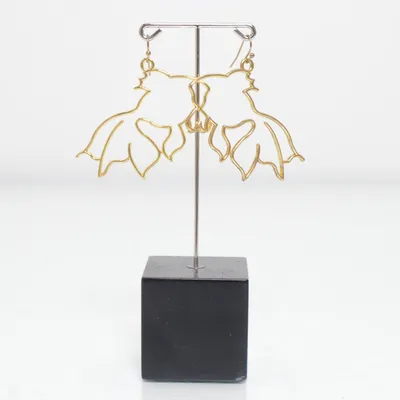 Earrings (Gold) Unknown metal
