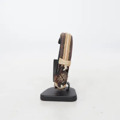 Armband (Bruin, Beige) Onbekend materiaal