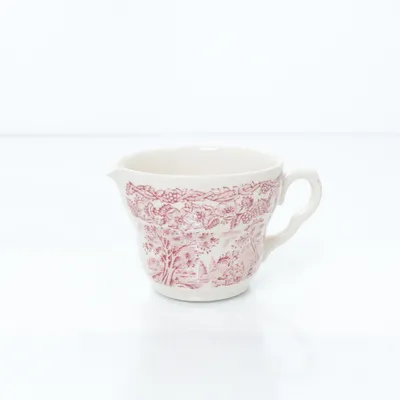 Gräddkanna (Röd, Vit)