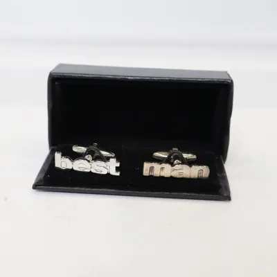 Manschettknappar (Silverfärgad) från DQT Okänd metall