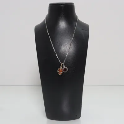 Necklace (Silver, Multicolored) Unknown metal