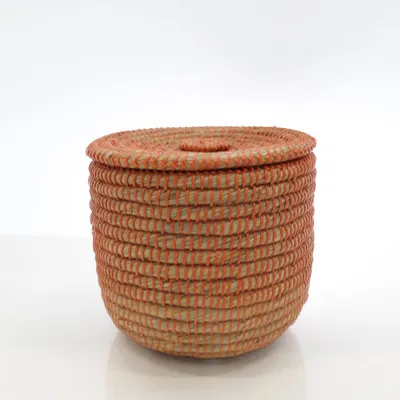 Storage basket (Orange, Beige)