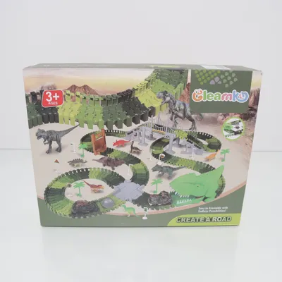 Car track (Green, Multicolored) from Gleamkid