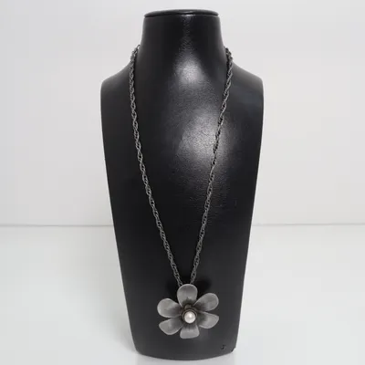 Halsband (Silverfärgad) Okänd metall
