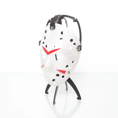 Maskeradmask (Vit, Röd)