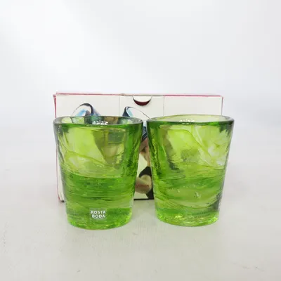 Shot glass (Green) from Kosta Boda