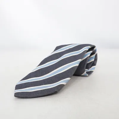 Stropdas (Grijs, Blauw, Wit) van Mario Barutti Zijde