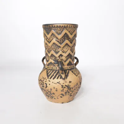 Vase (Beige, Sort)