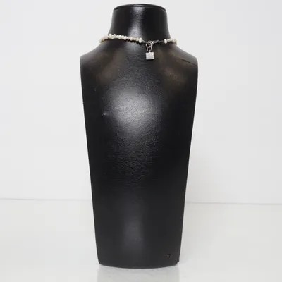 Halsband (Vit, Silverfärgad, Transparent) från Snö of Sweden Okänd metall