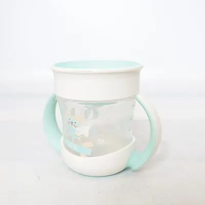 Pipmugg (Vit, Turkos, Transparent) från NUK