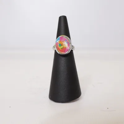 Ring (Silverfärgad, Flerfärgad) Okänd metall