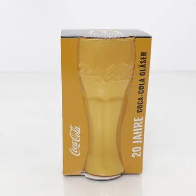 Ölglas (Guldfärgad) från Coca Cola