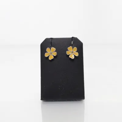 Earrings (Yellow, Silver) from Pilgrim Unknown metal