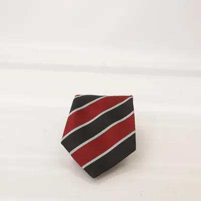 Tie (Red, Black, White) from New & Lingwood Silk
