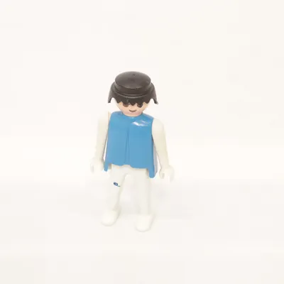 Speelgoedfiguur (Blauw, Wit, Zwart) van Geobra