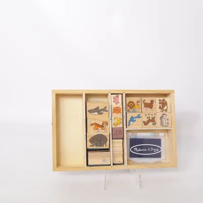 Speelgoed (Animal Stamp Set) van Melissa & Doug