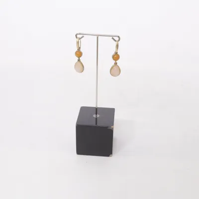 Boucles d'oreilles (Rose, Marron, Argent) de Sence Copenhagen Métal inconnu