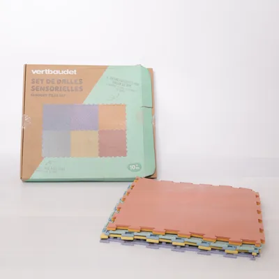 Tapis de puzzle (Sensory Tiles Set) de Vertbaudet