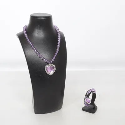 Parure de bijoux (Violet) Métal inconnu