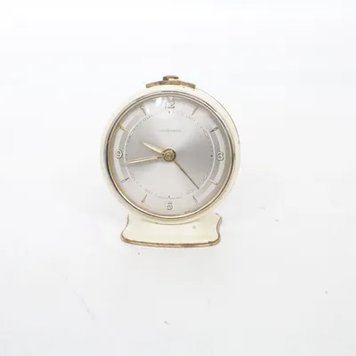 Table clock (Beige, Silver) from Junghans