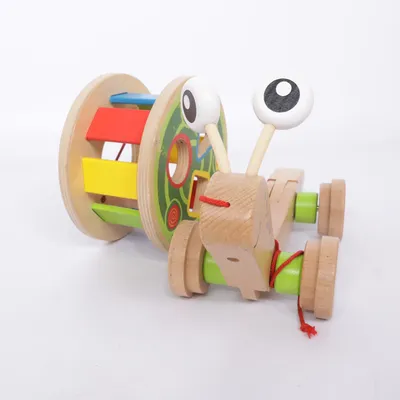 Jouet à tirer (Vert, Multicolore) de Hape