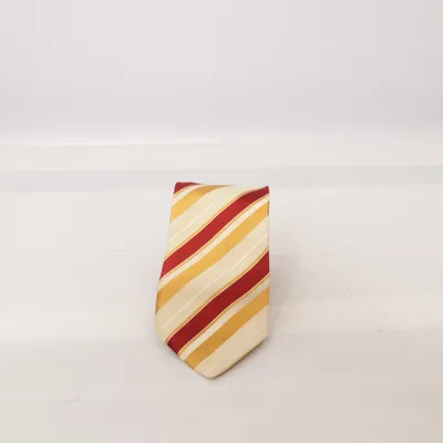 Stropdas (Rood, Geel, Wit) van Mario Barutti Zijde