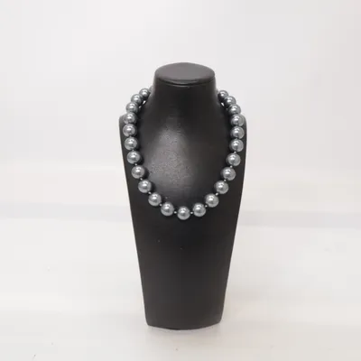 Halskæde (Grå) fra Pearls for Girls Ukendt metal