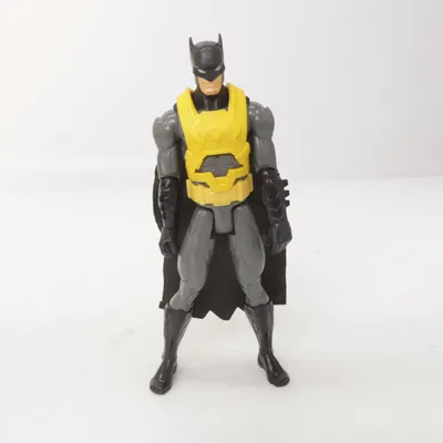 Toy figurine (Black, Gray, Yellow) from Mattel