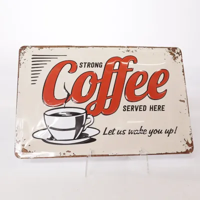 Sign (Beige, Red, Black)