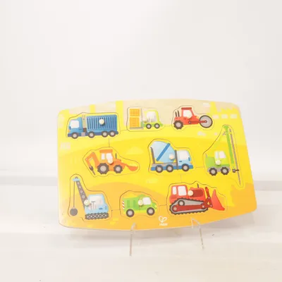 Activity toy (Construction Site Peg Puzzle) from Hape