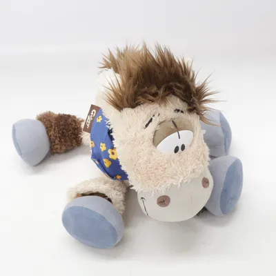 Zacht speeltje (Beige, Bruin, Blauw) van Nici