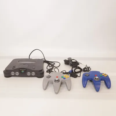 Spilkonsol (Sort, Grå, Blå) fra Nintendo