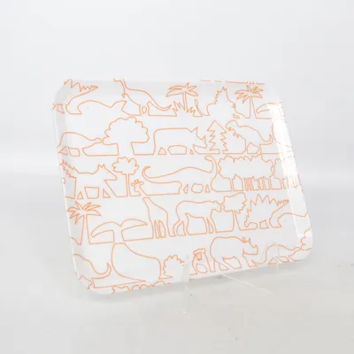 Serviertablett (Weiß, Orange) von Sandberg