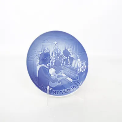 Muurplaat (Christmas At Home) van B&G Copenhagen Porcelain
