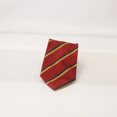 Stropdas (Rood, Geel, Blauw) Zijde